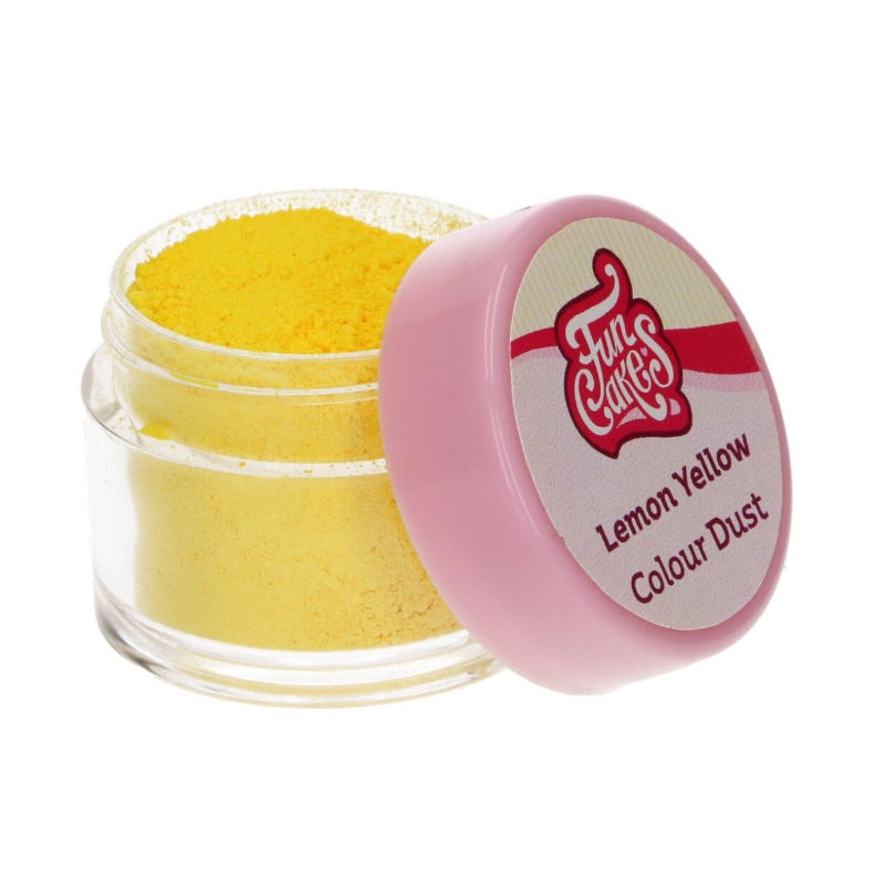 Funcakes Glitzerstaub Gelb