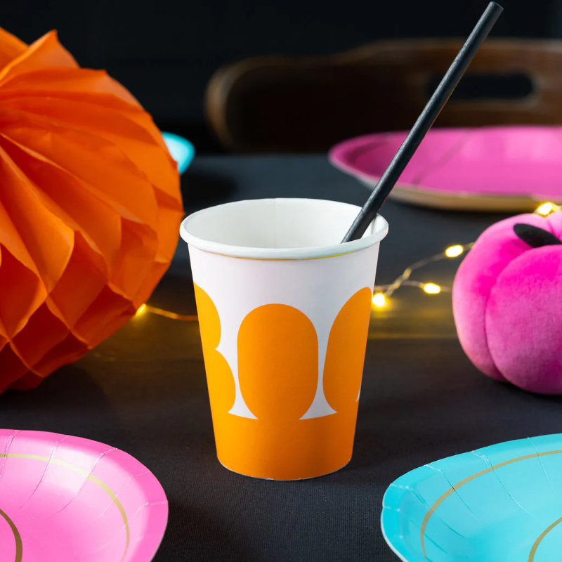 Kindergeburtstag-Partybecher-Halloween-Boo-2
