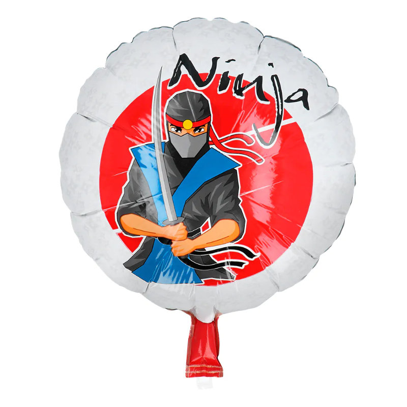 Kindergeburtstag-Folienballon-Ninja-Party