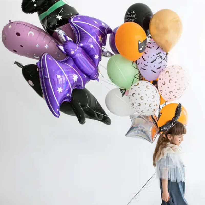 Kindergeburtstag-Folienballon_Fledermaus_Lila_1