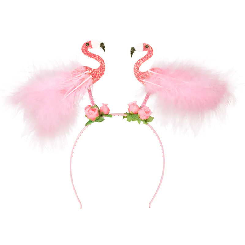 Kindergeburtstag-Haarreifen-Flamingos-1