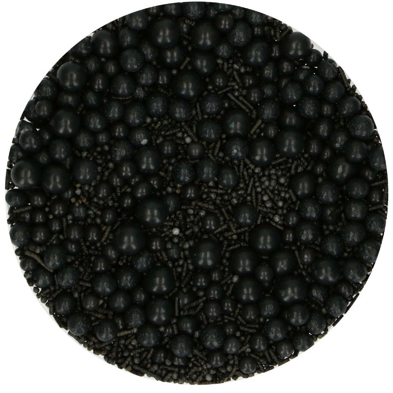 Kindergeburtstag-Funcakes_Zuckerstreusel_Medley_Black_65_g_1_1