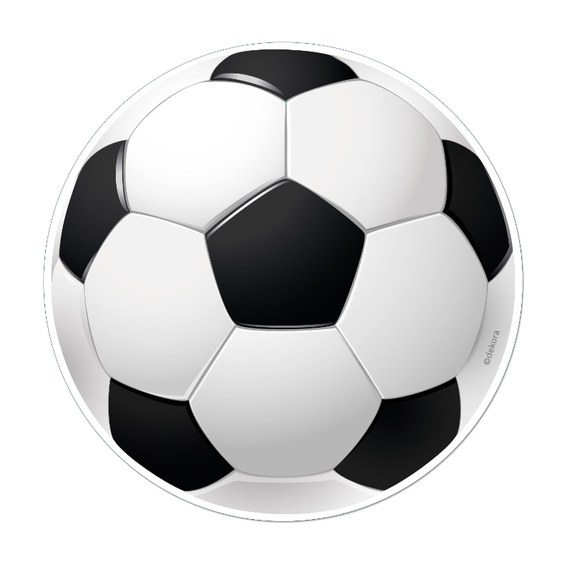 Kindergeburtstag-Tortenaufleger-Fussball