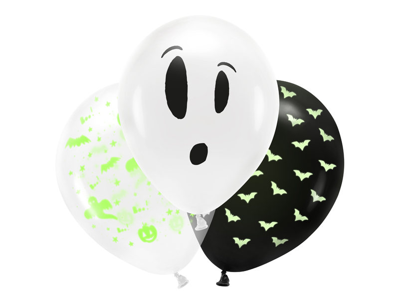 Luftballon, Halloween, Spukballon, Geboostert, Büche