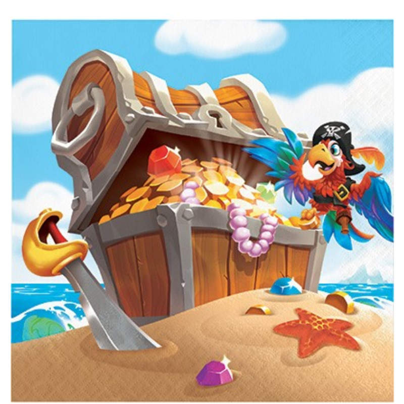 Kindergeburtstag-Servietten_Piratenschiff_16_Stk_1