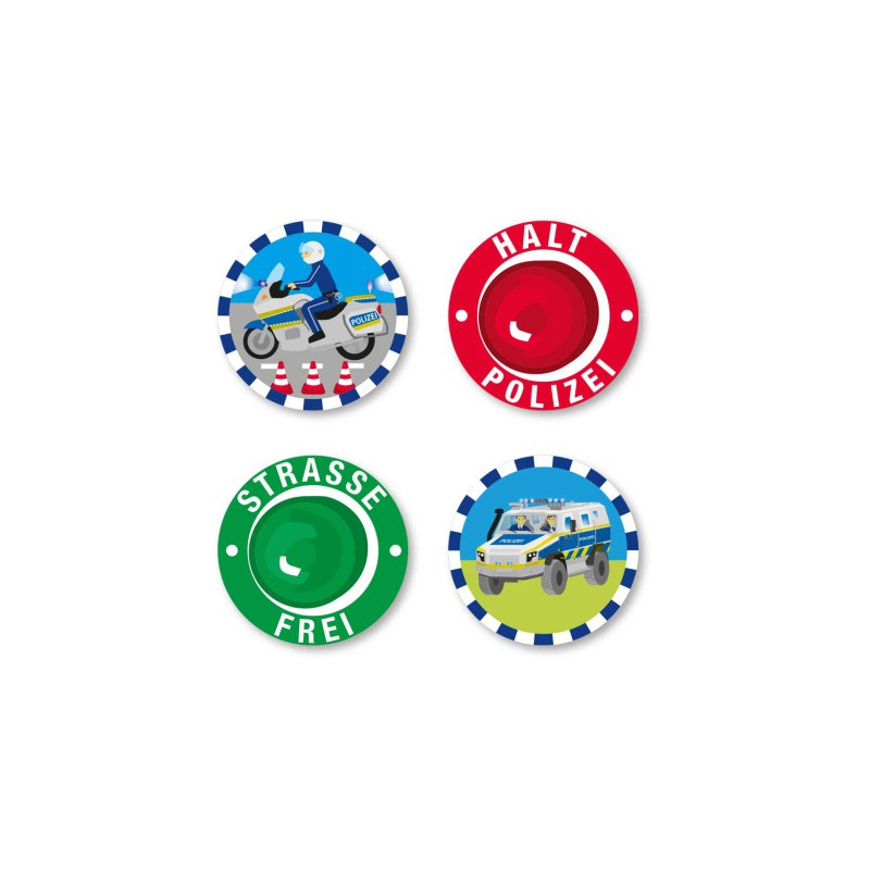 Kindergeburtstag-Muffinaufleger-Polizei-1