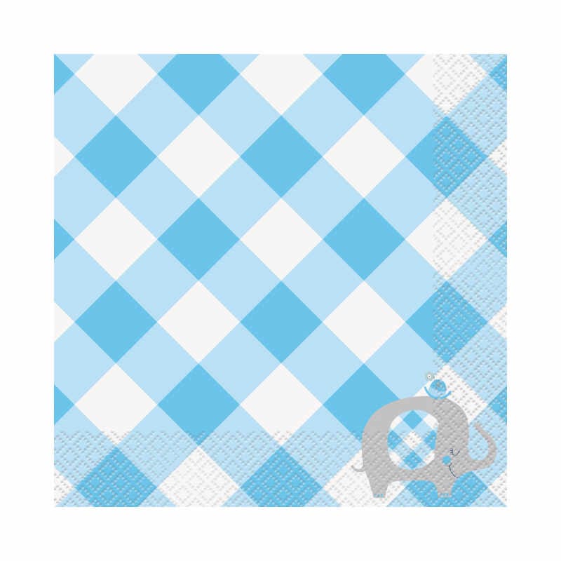Servietten Babyfant blau, 16 Stk.
- Geburtstagsdeko - Papierservietten Kindergeburtstag - Party Tischdeko - junior-partyshop.ch