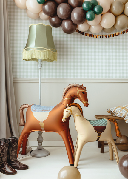 Puppe, Riesige Ballons, Ballonpferd, Spielzeugpferd, Kinderzimmer-Deko