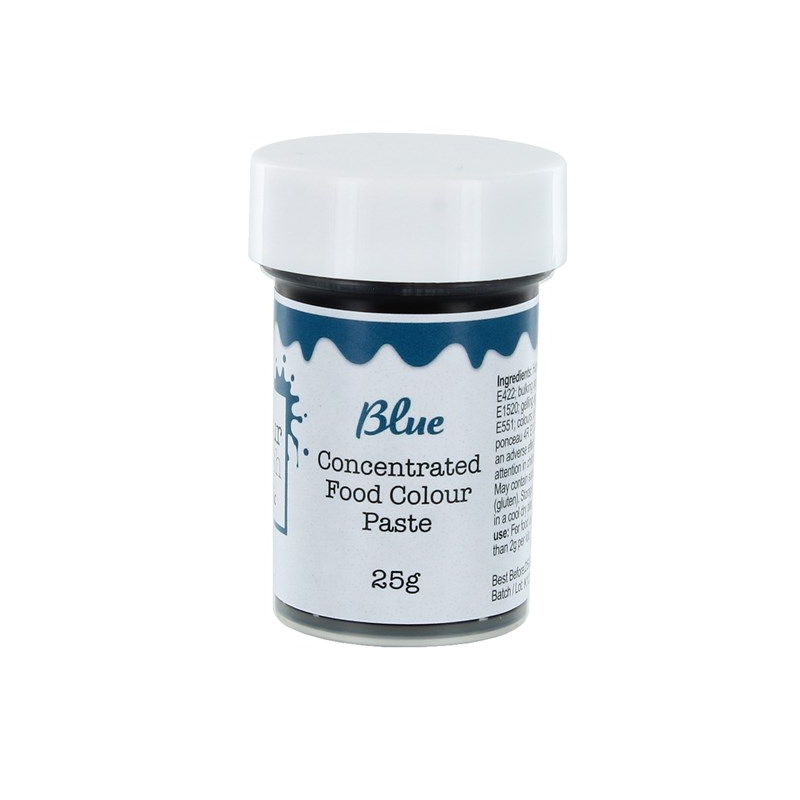 Kindergeburtstag-Lebensmittelpaste-Blau