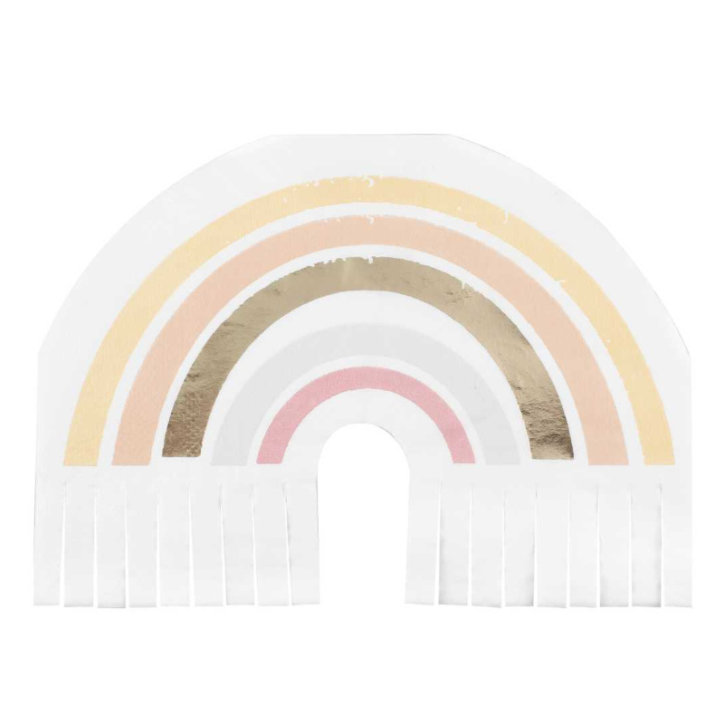 Kindergeburtstag-Servietten-Boho-Regenbogen-1