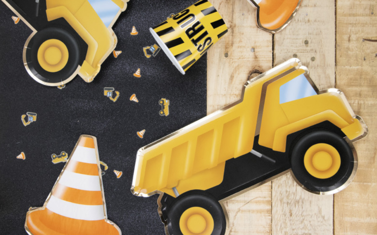 kinderparty Motto_Baumaschine