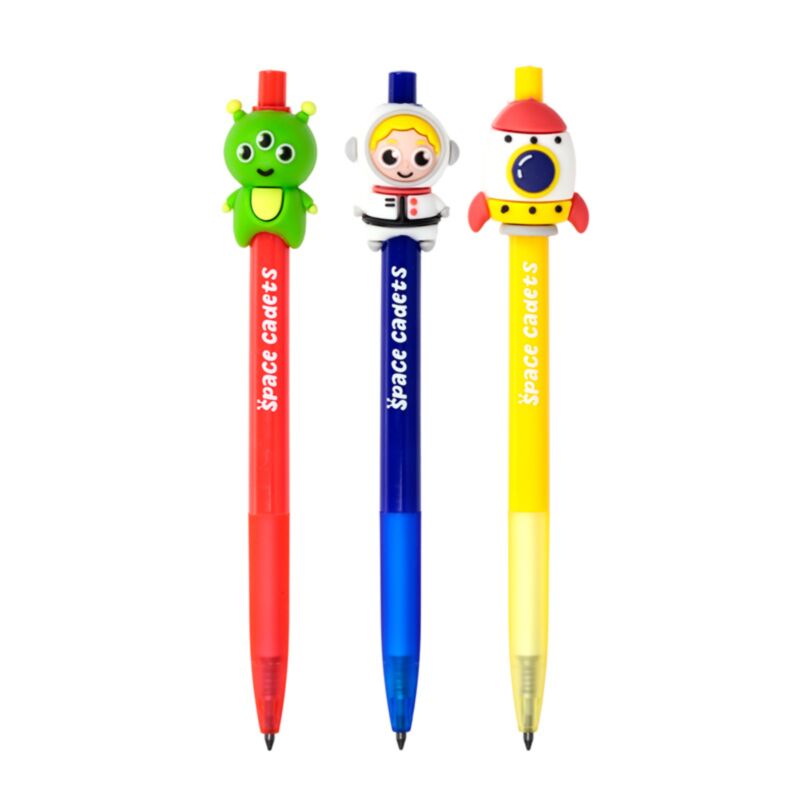 Kinder Stift, Bleistift, Space Cadets, Rakete, Astronaut