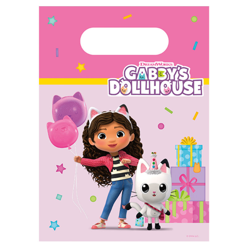 Kindergeburtstag-Partytuten-Gaby-s-Dollhouse