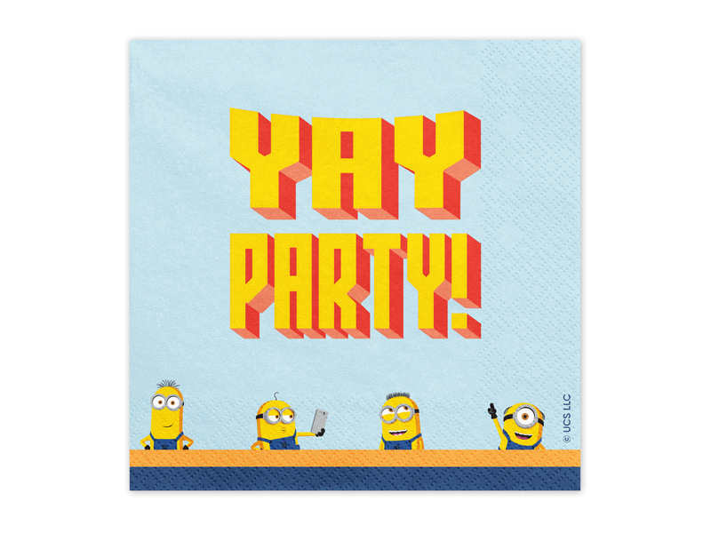 Minions, Party banner, Yellow, Cartoon, Background pattern