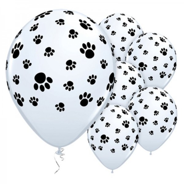 Luftballons Hundepfoten, 25 Stk.