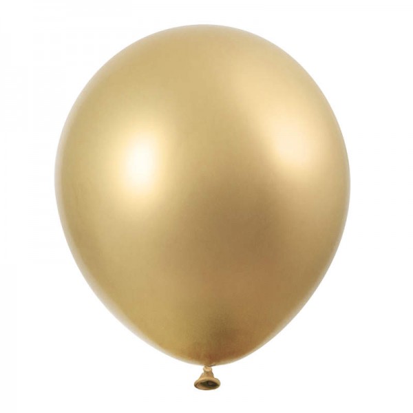Luftballons Platinum gold, 6 Stk.
