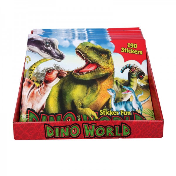 Sticker- und Malbuch Dino World