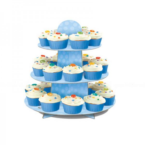Etagere Cupcakes Blau