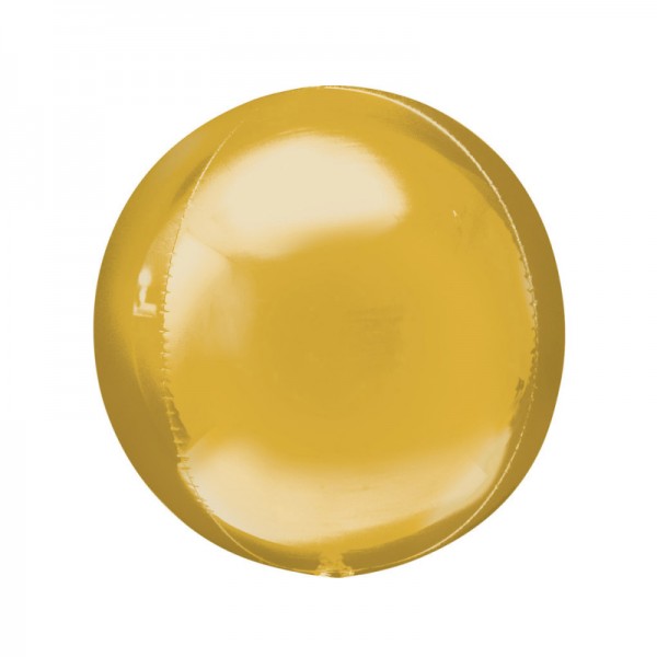 Folienballon Orbz Gold