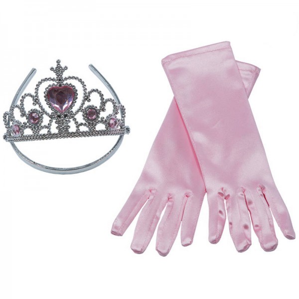 Prinzessin-Set rosa, 2-tlg.