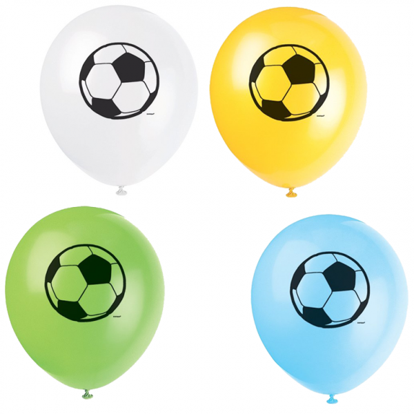Luftballons Fussball, 8 Stk.