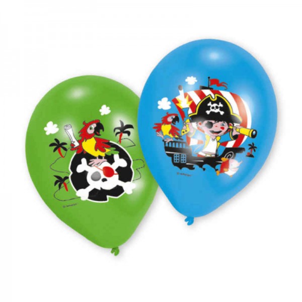 Luftballons kleiner Pirat, 6 Stk.