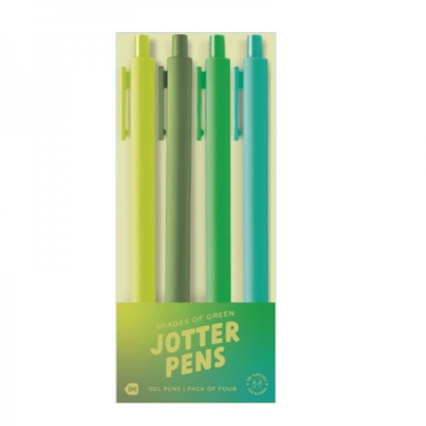Set de stylos à bille Jotter Pens Gradient Greens, 4 pcs.