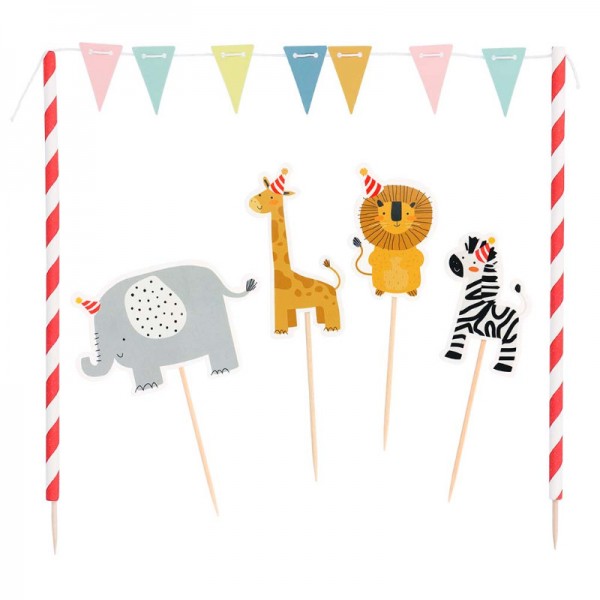 Cake Topper Zoo Party