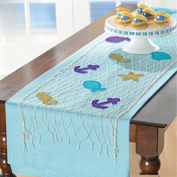 Tischläufer Meerjungfrau mit Netz