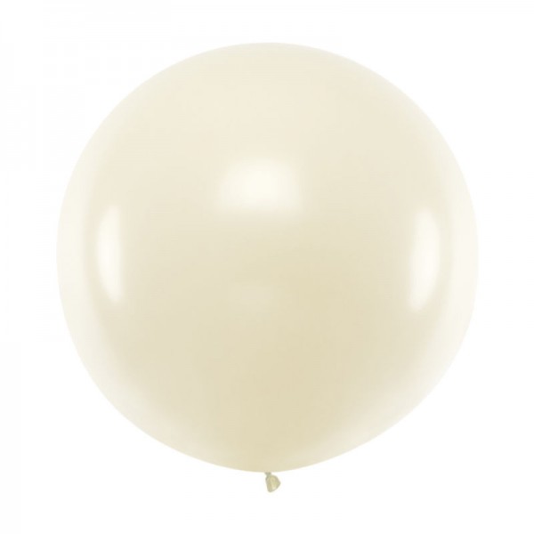 Luftballon Metallic Perlmut, 1 m