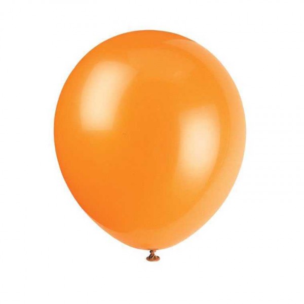 Luftballons orange, 10 Stk.