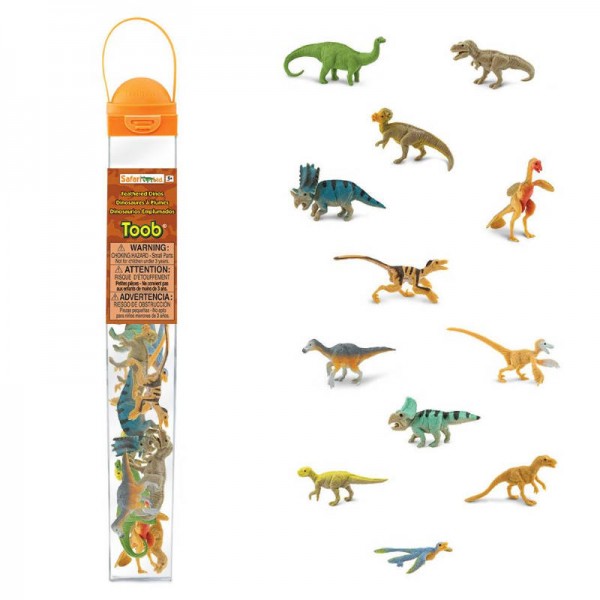 Figuren in der Röhre Dinosaurier, 11 Stk.