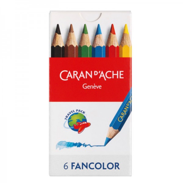 Crayons de couleur Fancolor, 6 pcs.