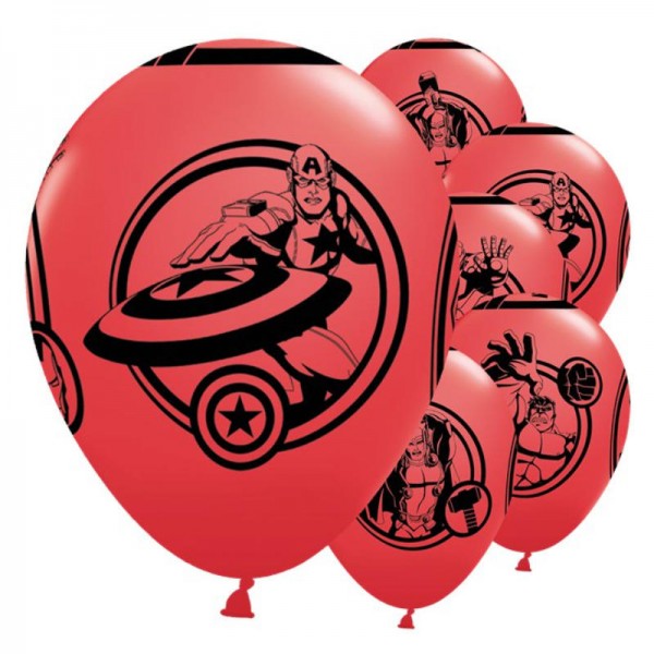 Luftballons Avengers, 6 Stk.