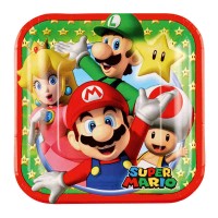 Teller klein Super Mario Bros., 8 Stk.