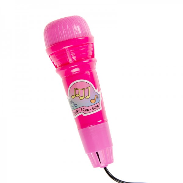 Microphone avec écho Rose, 1 pc. assort.