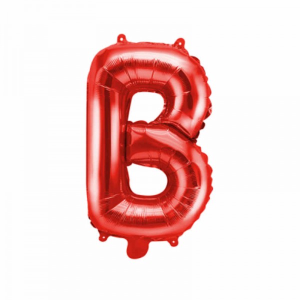 "Folienballon Buchstabe ""B"" rot, 1 Stk."