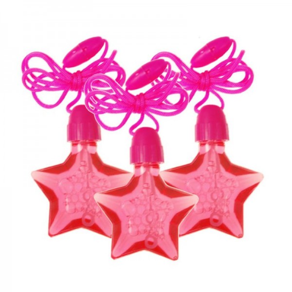 Seifenblasen Sterne Pink, 4 Stk.