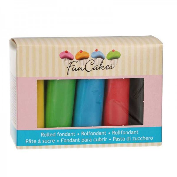 Funcakes Fondant Multipack, farbig