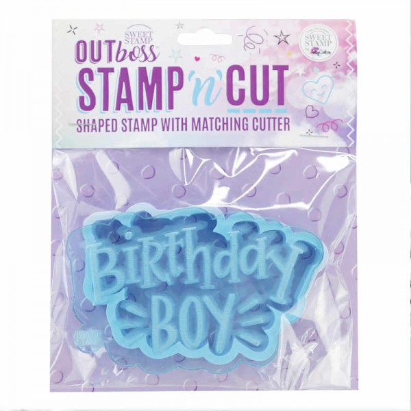 "Sweet Stamp ""Birthday Boy"" OUTboss"