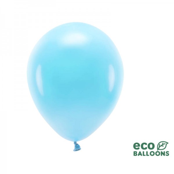 Luftballons Öko hellblau, 10 Stk.