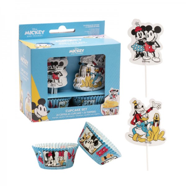 Kit de cupcakes Mickey et ses amis