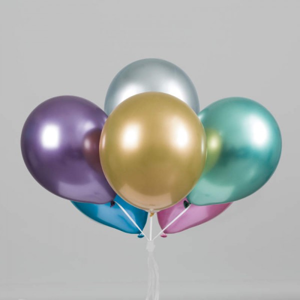 Luftballons Platinum assort., 25 Stk