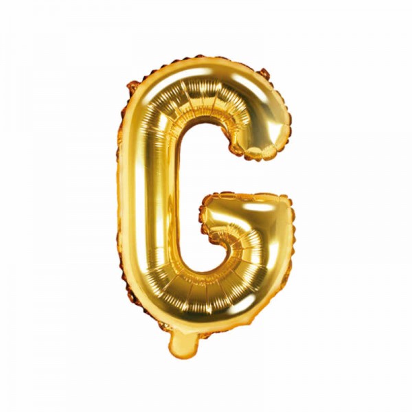 "Folienballon Buchstabe ""G"" gold, 1 Stk."