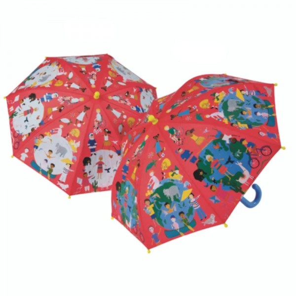 Kinder-Regenschirm Welt