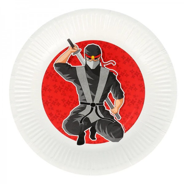 Assiettes Ninja, 8 pcs