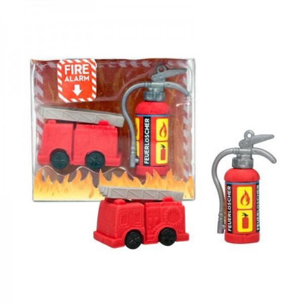 Radierer-Set Feuerwehralarm
