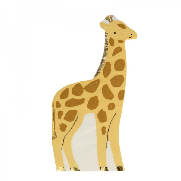 Servietten Meri Meri Giraffe, 16 Stk.