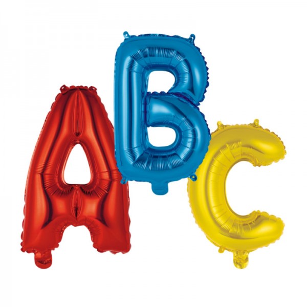 Ballons en plastique mini ABC, 3 pcs.