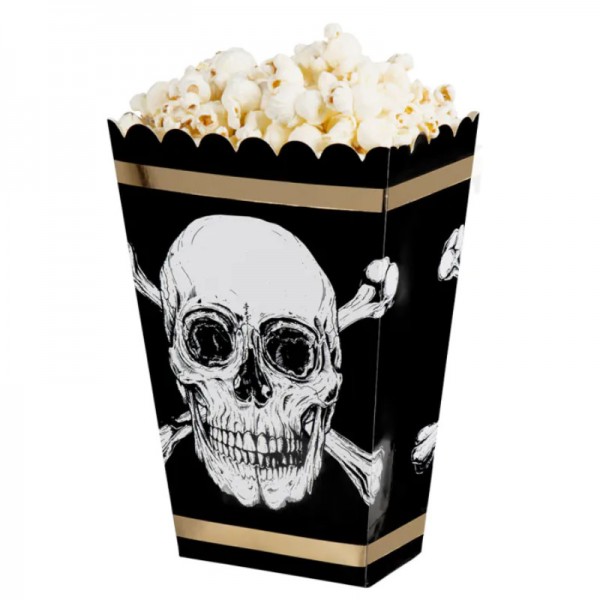 Popcornboxen Pirat, 4 Stk.